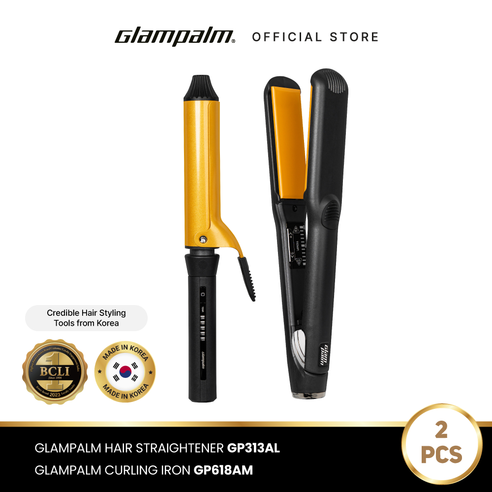 Paket Glampalm Catokan GP313AL - Pengeriting Rambut GP618AM