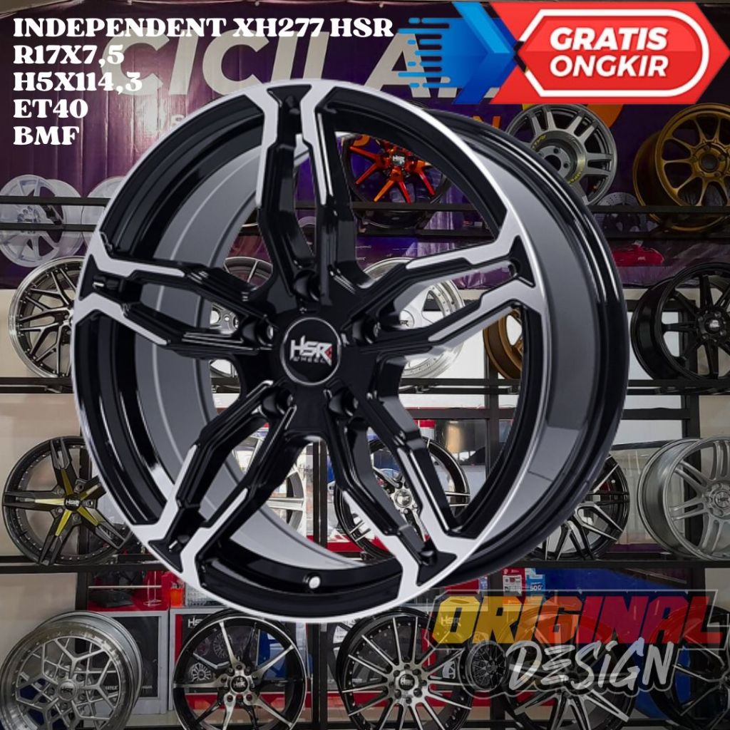 Velg Mobil Ring 17 Murah HSR INDEPENDENT R17 XL7 , BRV , HRV , INNOVA