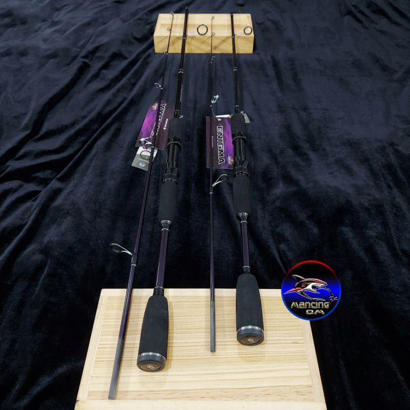 Joran pancing Ajiking Enigma (Spinning) Features High-modulus, full graphite composite blank with so
