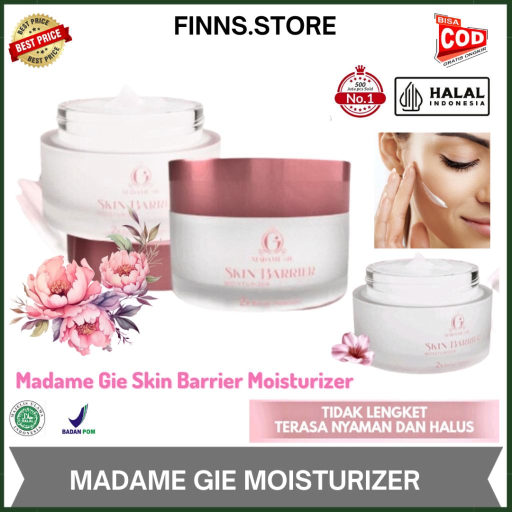 𝗙𝗜𝗡𝗡𝗦 𝗦𝗧𝗢𝗥𝗘 - Moisturizer Pelembab Muka | Madame Gie Moisturizer Skin Barrier  Skincare Pelembab 50g