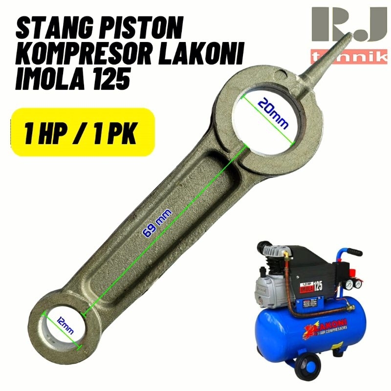 Stang Piston Seher Kompresor Angin Lakoni 1 HP 1 PK Imola 125