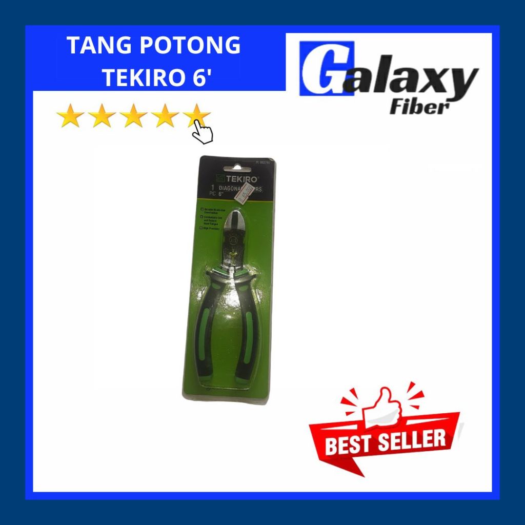 Tang Tekiro Tang Potong Seling Tang potong kawat Tang potong fiber optik 6'