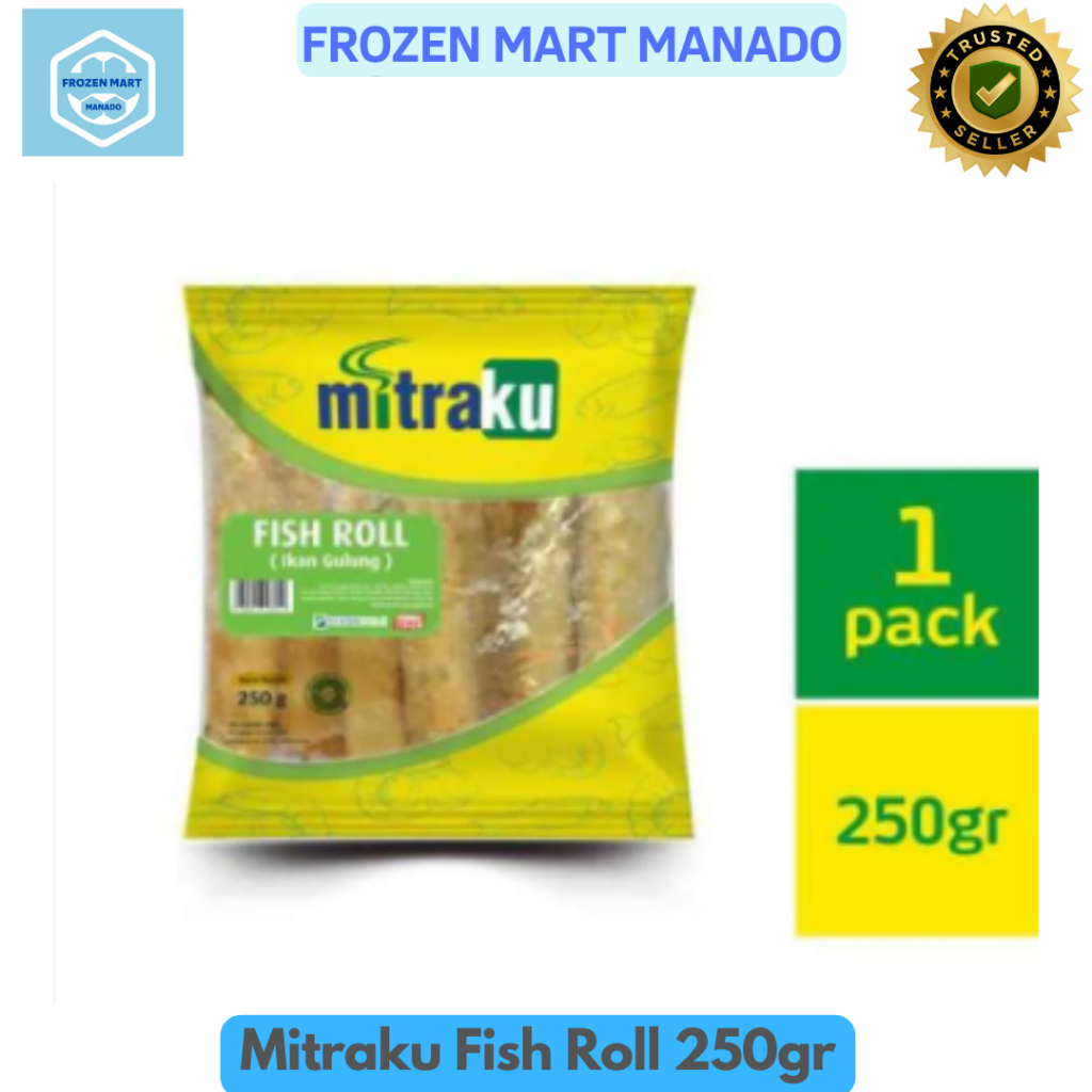 

Mitraku Fish Roll 250gr - Frozen Mart Manado (Frozen Food Manado)
