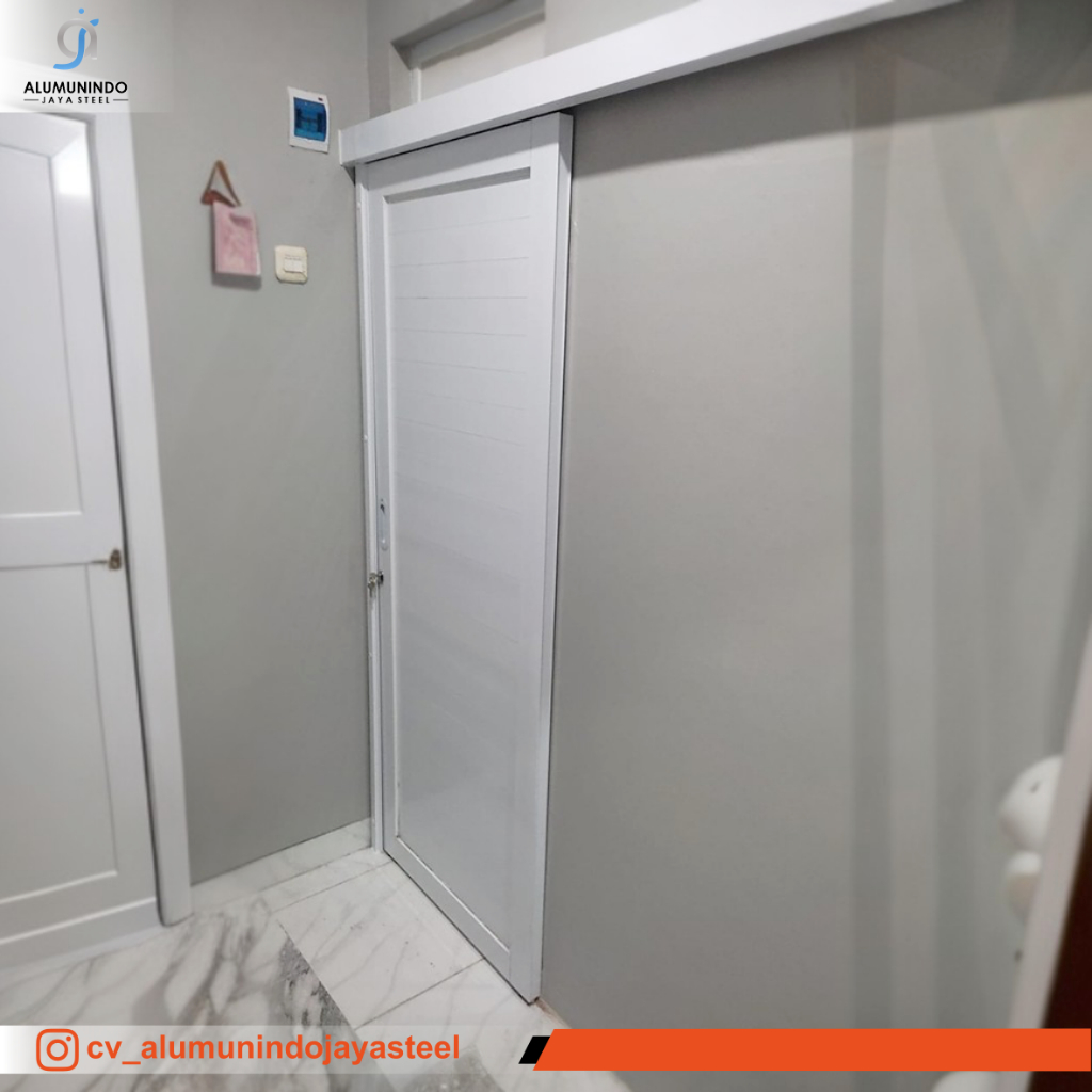 Pintu Sliding Kamar Mandi Geser Full Spandrel