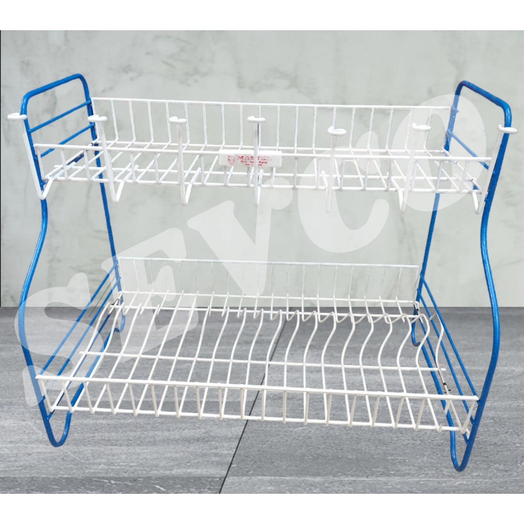 Rak Piring Besi Master Susun 2 / Rak piring