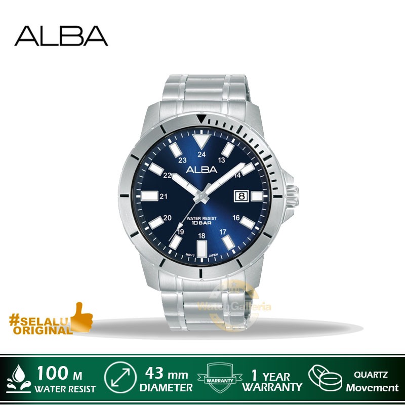 Jam Tangan Pria Alba AS9R97X1 AS9R97 Original Murah