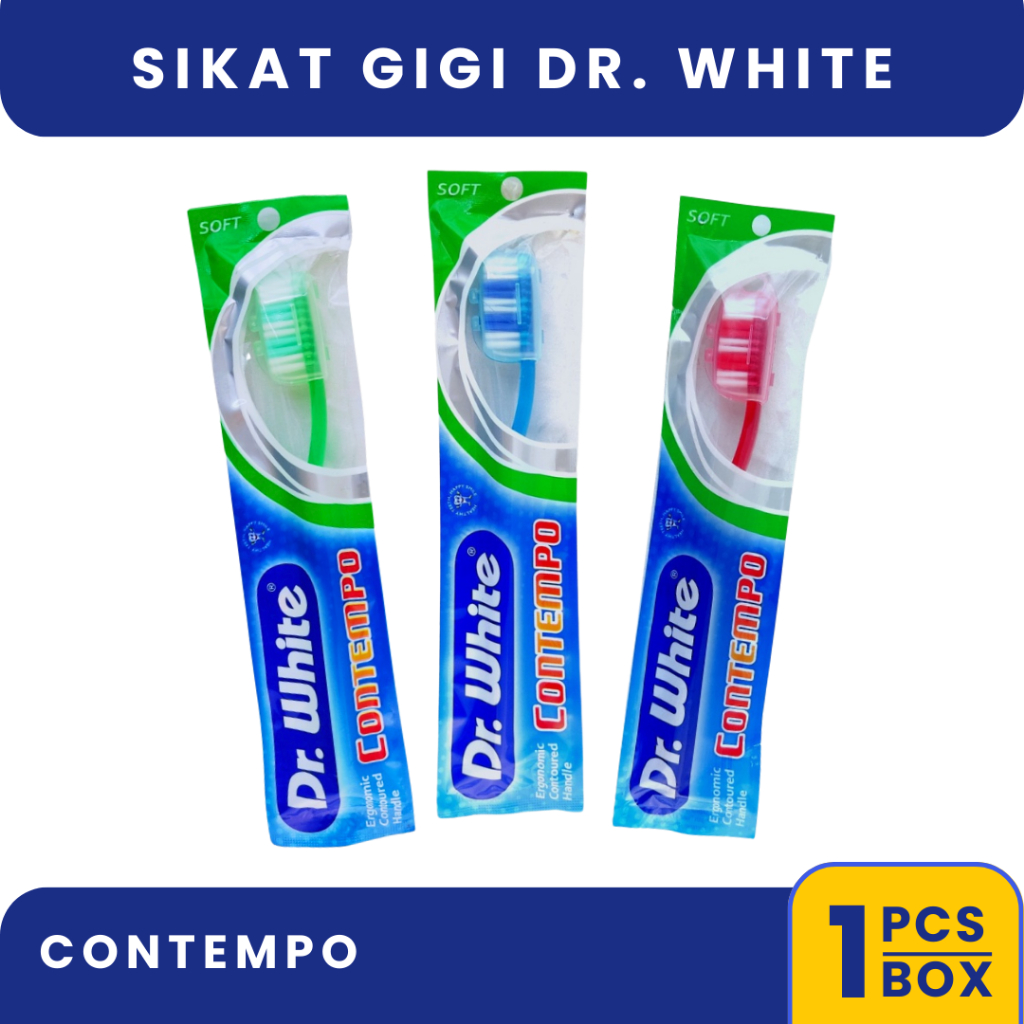 Sikat Gigi Dewasa Dr. White Contempo (SOFT)