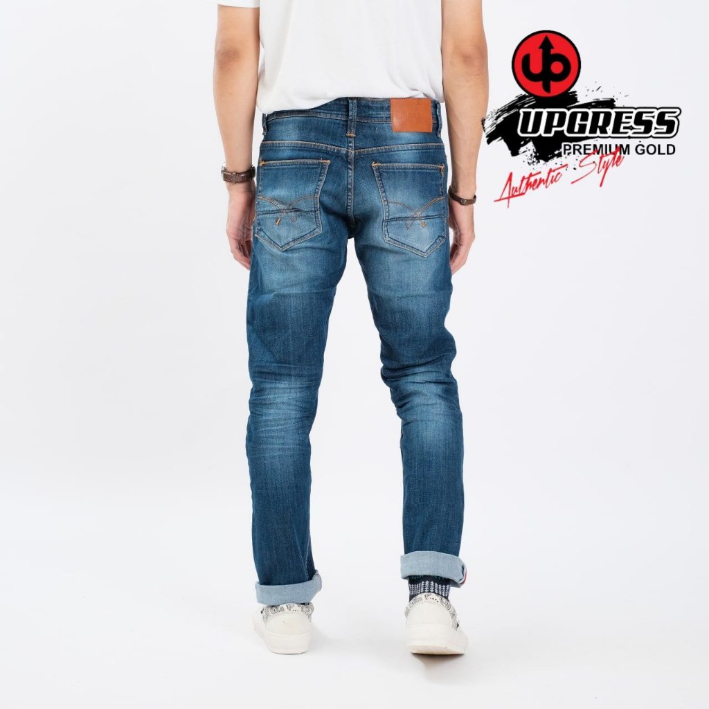 UPGRESS Celana Jeans Sobek Panjang PS-B