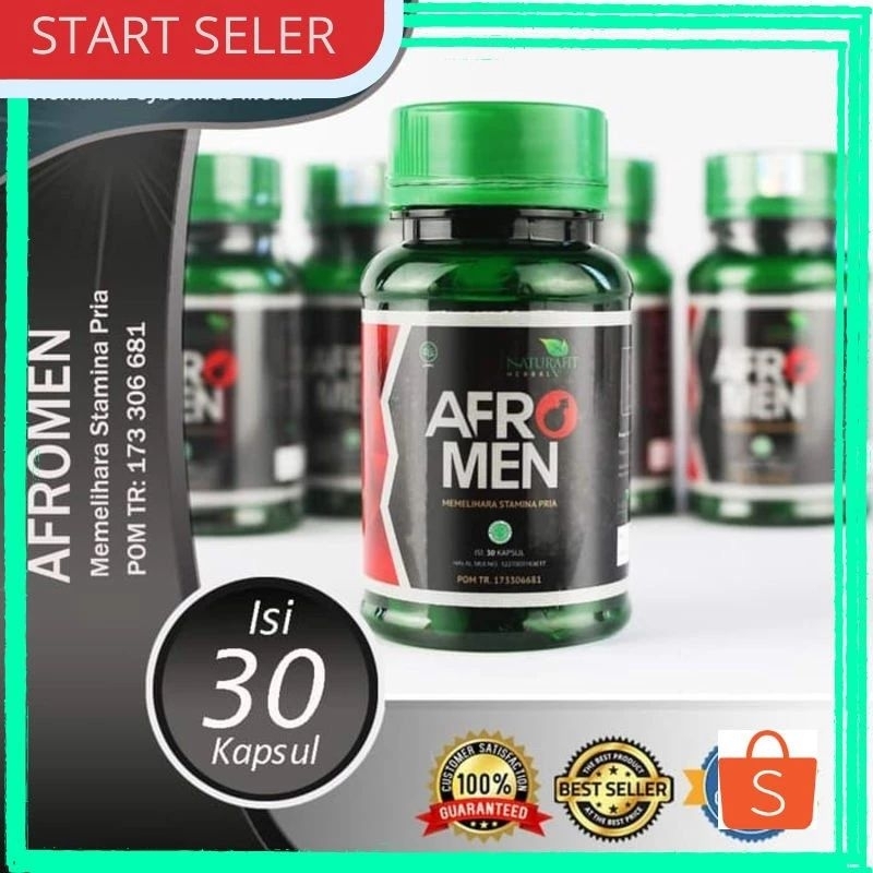AFROMEN ORIGINAL OBAT STAMINA PRIA DEWASA TERBAIK BPOM HERBAL