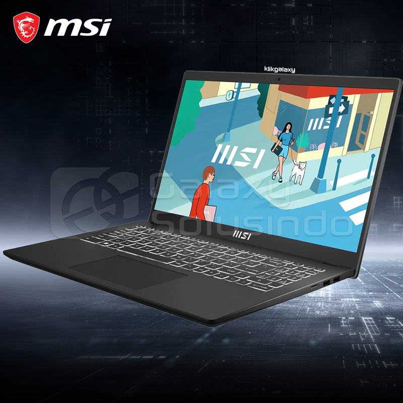 MSI MODERN 15 B13M Core i5 1335U 512GB SSD 8GB Intel Iris XE - Notebook Laptop