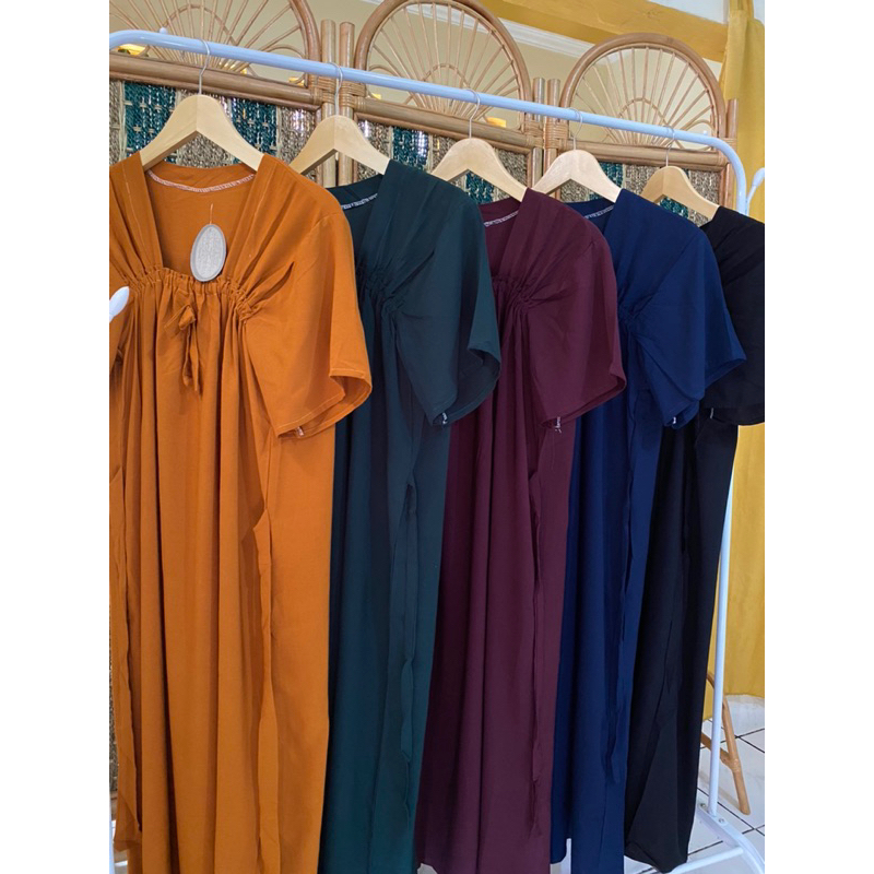 Daster Fuji Rayon/Daster Fuji Rayon Polos/Daster Fuji Rayon Premium/Daster Fuji Tali belakang/Daster