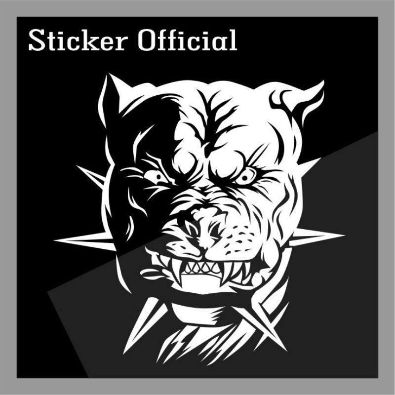 

stiker pitbul