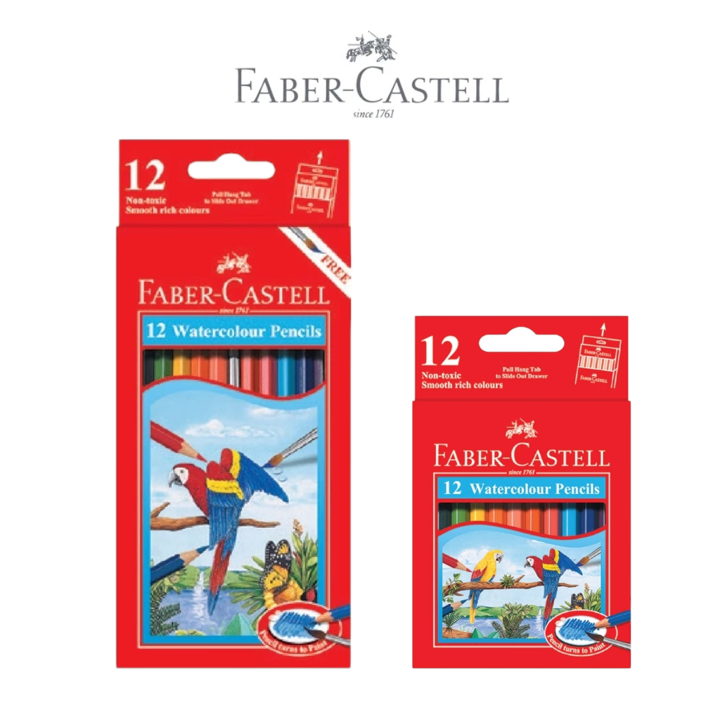 

Pensil Warna Faber Castell 12W Watercolour Panjang & Pendek