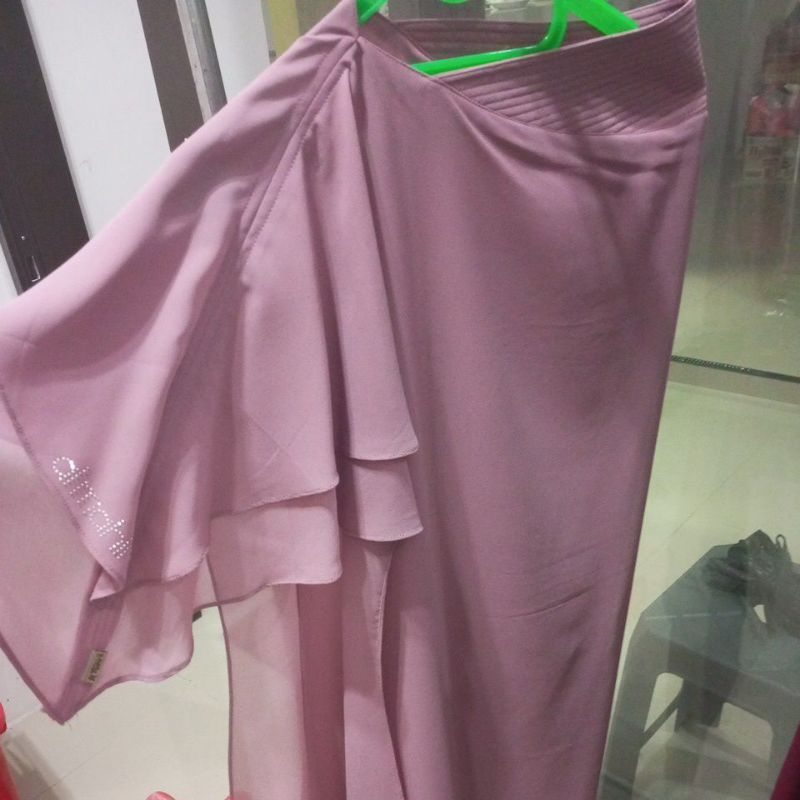 JILBAB CERUTI INSTAN PET MEWAH JUMBO