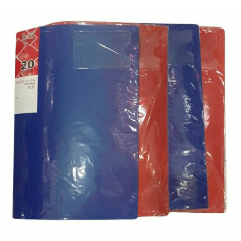 

Display book/ Clear Holder R&R 20 Pockets ukuran F4
