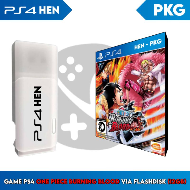 Game PS4 HEN One Piece Burning Blood PKG via Flashdisk