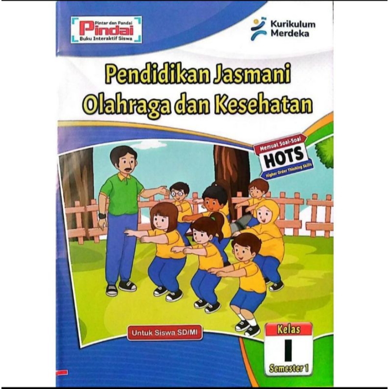 LKS PJOK kelas 1 SD MI semester 1 kurikulum merdeka