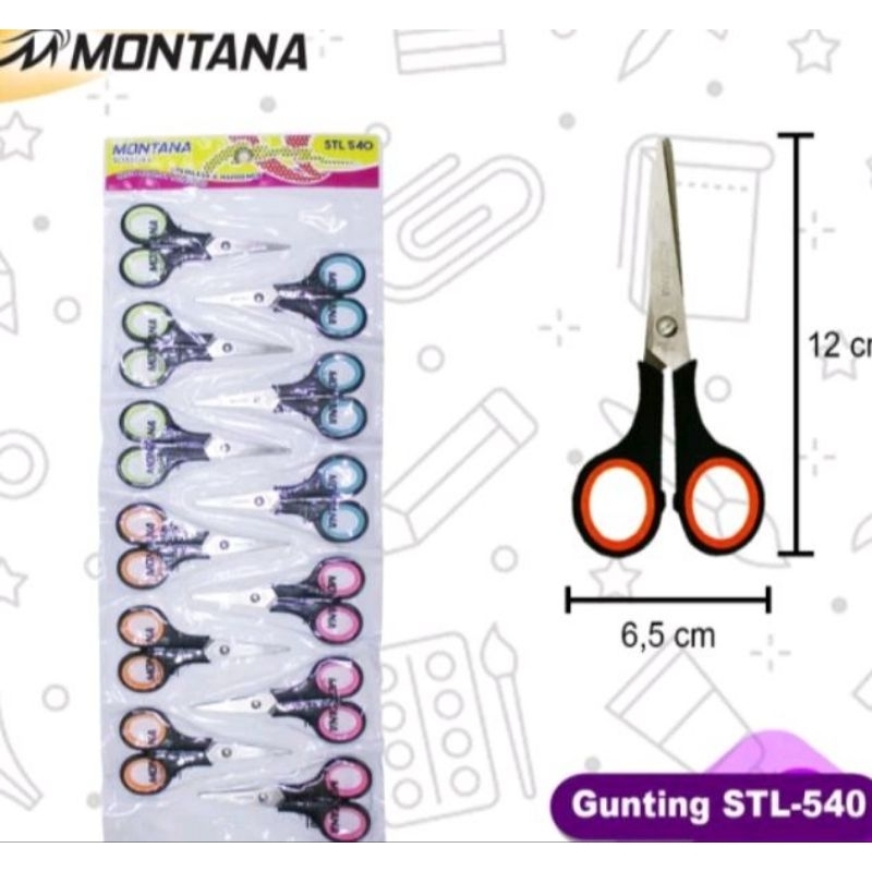 

gunting Montana isi 12 pcs