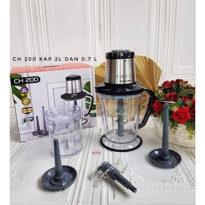 Mitochiba CH 200 Chopper | Mitochiba Blender 2L Bumbu Daging