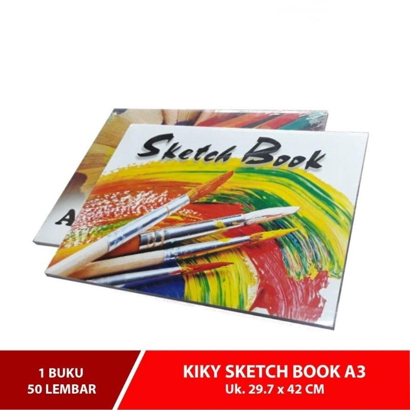 

Buku sketsa gambar A3 sketch book kiky