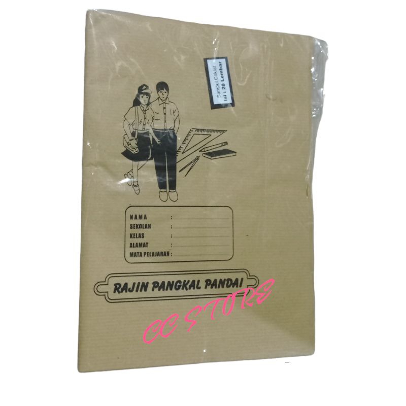 

CC Store Sampul Buku Kertas Ukuran Sidu Kuarto isi 20