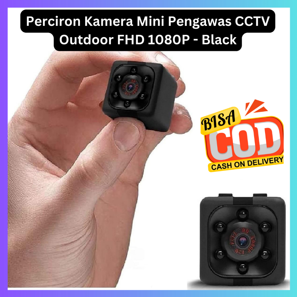 Kamera Mini Pengawas CCTV Outdoor HD Night Vision