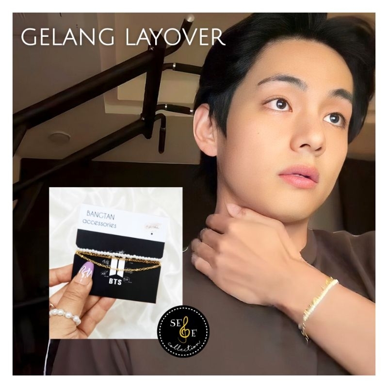 Gelang LAYOVER  Kim Taehyung / V BTS Bangtan STAINLESS