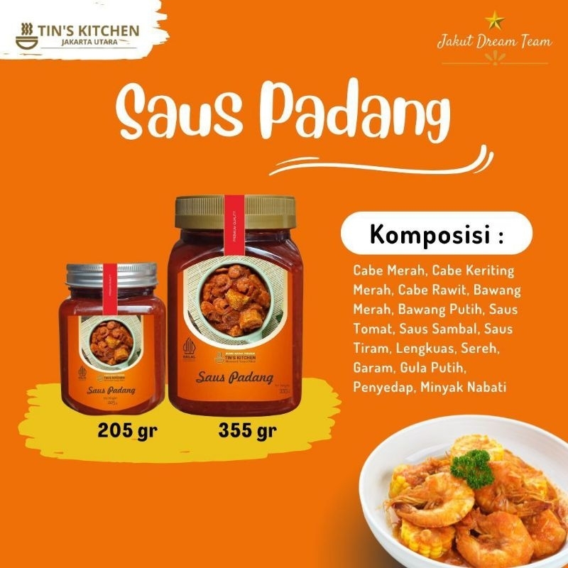 

Bumbu Saus Padang Instan Tins Kitchen Premium Non MSG