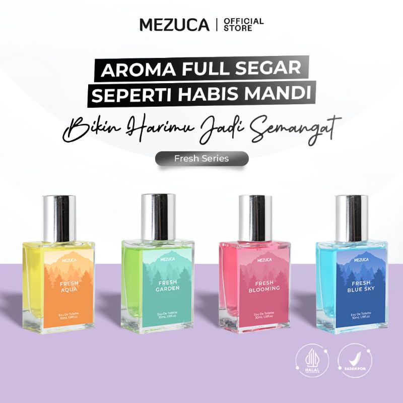 DAPAT 4 PARFUM MEZUCA 30ML FREE BOX EAU DE PARFUME EDB BPOM MINYAK