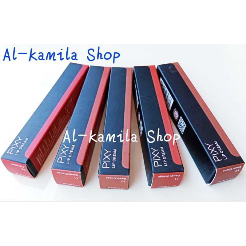 PIXY Lip Cream All Varian ~ 02 Party Red || 10 Sweet Choco || 11 Gaudy Orange ~ LipCream PIXY Matte 