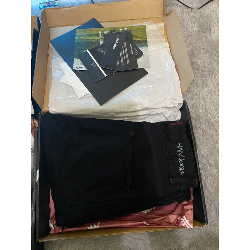 DENIMITUP M1 batik black jeans second