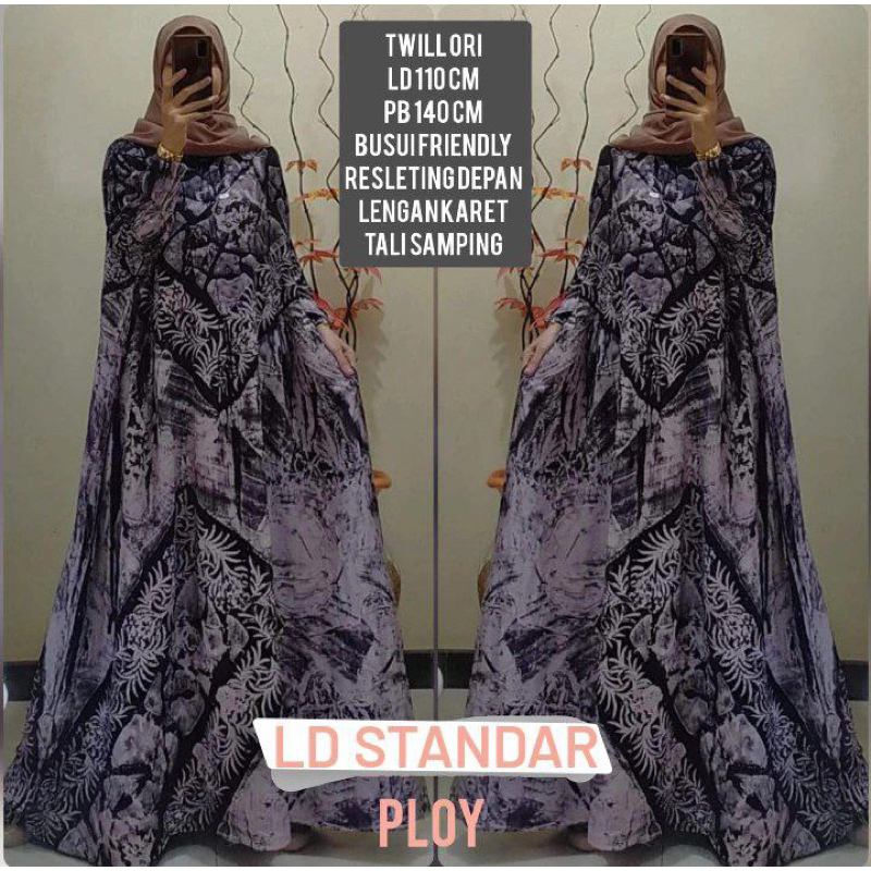 Gamis Twill Standar / Gamis Twill Ori / Gamis Batik Pekalongan