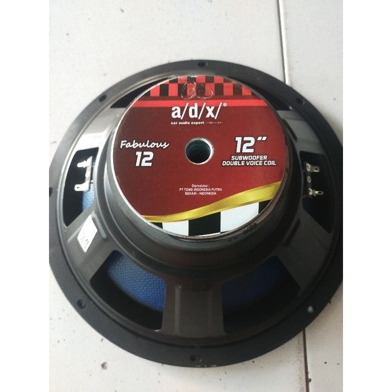 speaker 12 inci full reng subwofer Doble coil
