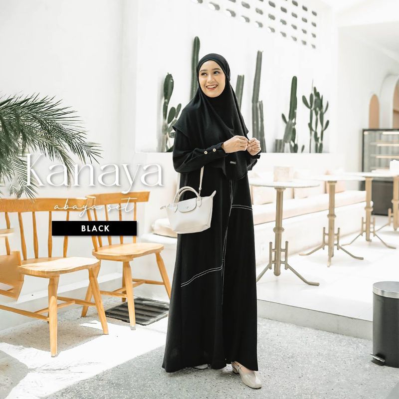 Naisha official, gamis kanaya