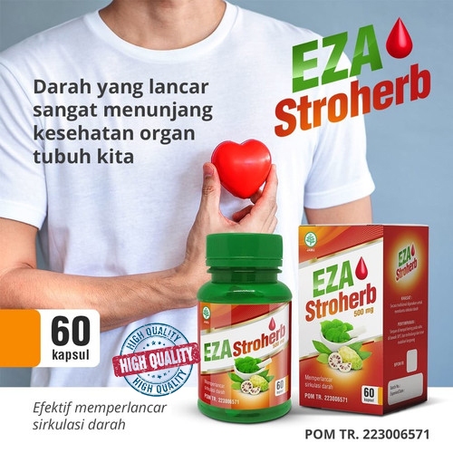 Kapsul Herba STROKE EZA isi 60 kapsul atasi stroke