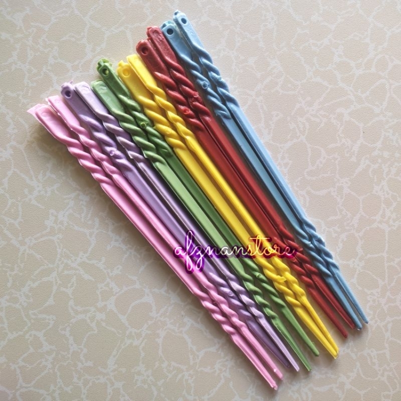 

Tuding Mengaji Anti Patah Warna Mix Pastel 1Pak/12pcs - Tuding Mengaji Warna Pastel
