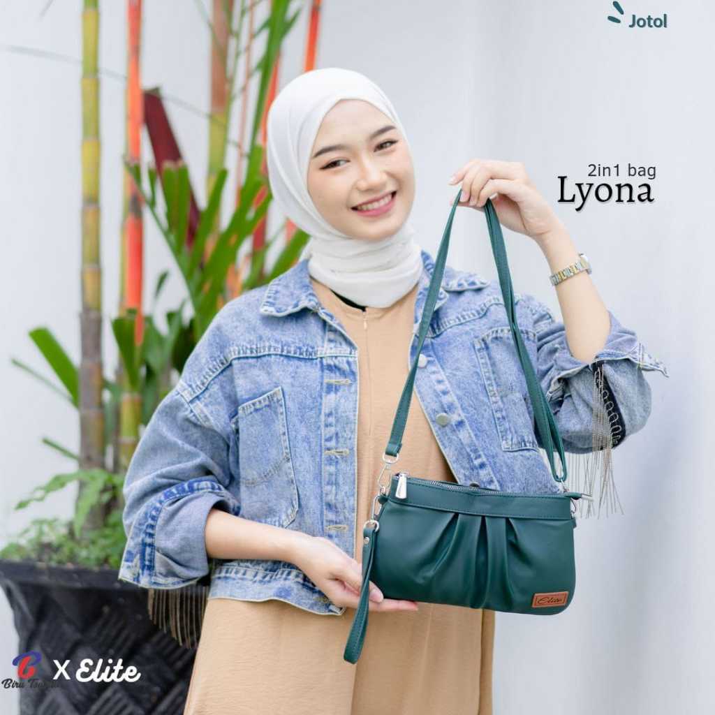 LYONA BY BIRU TSABITA X ELITE //dompet wanita/ tas wanita