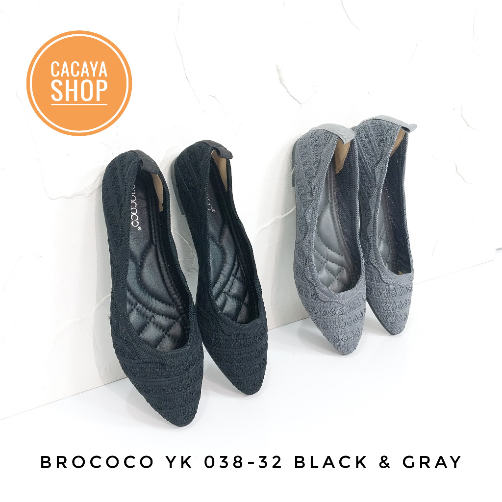 SEPATU FLAT WANITA BROCOCO YK 038-32 CACAYA