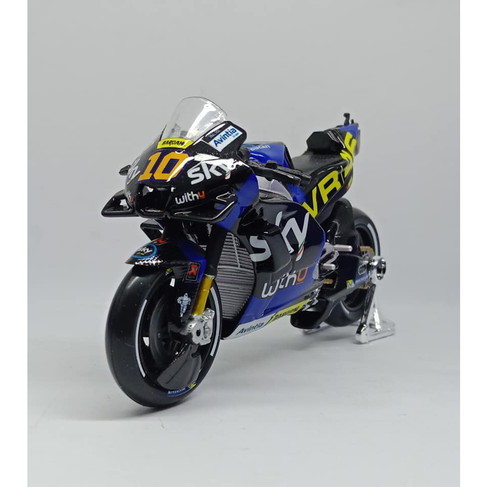 Diecast Custom Maisto MotoGP 1:18 Ducati Desmosedici 2021 Luca Marini 10
