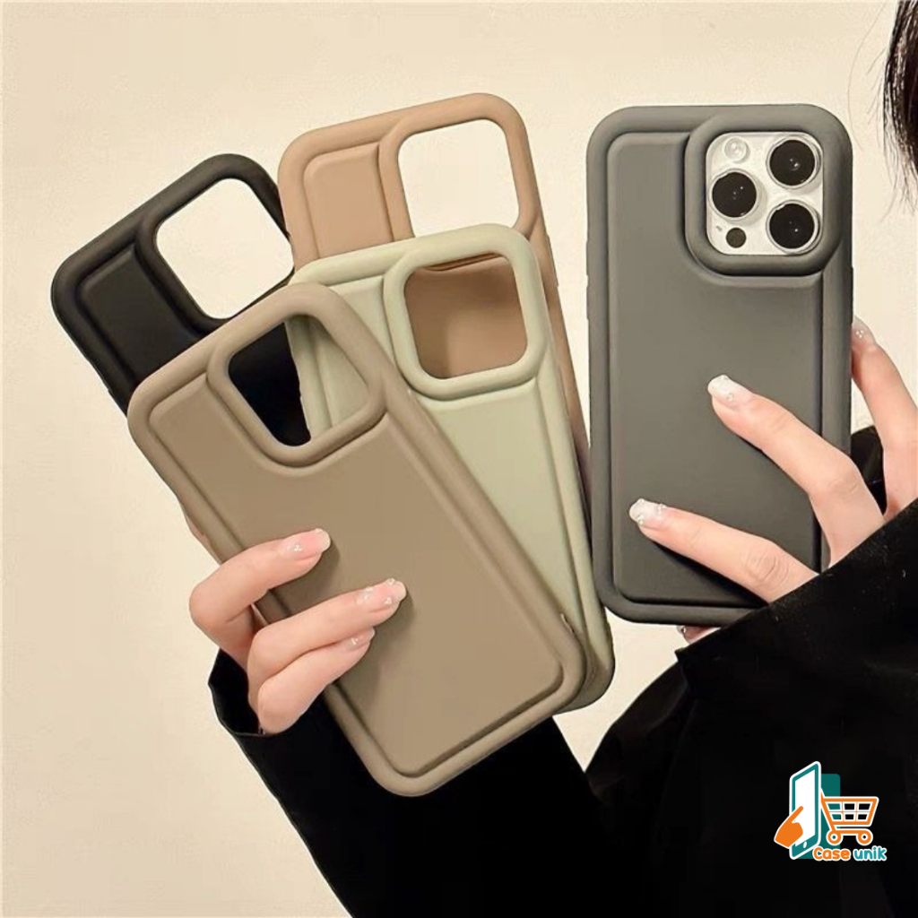 CASE SILIKON DELUXE MATTE MACARON FOR OPPO A38 4G A18 4G CS6525