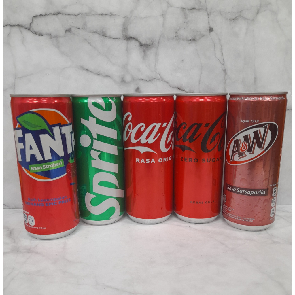 

COCACOLA/FANTA/SPRITE SLIM CAN 250 ML