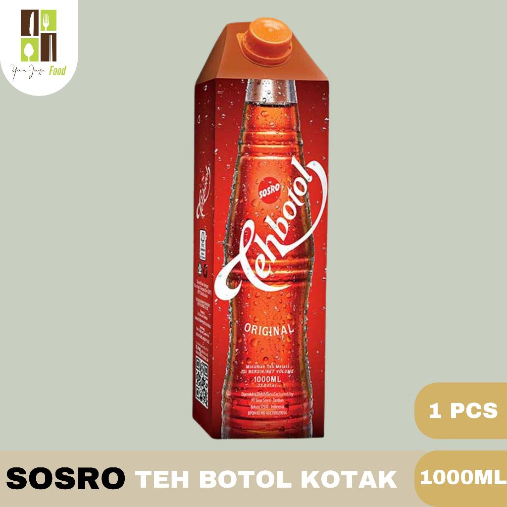 

Teh Botol Sosro / Teh Botol Original / Kemasan Kotak 1 Liter 1 PCS