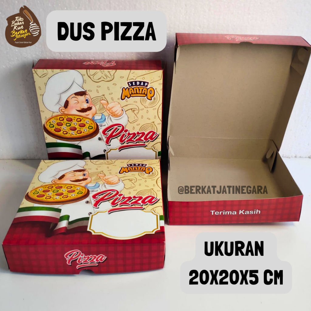 

DUS/BOX/KOTAK / DUS SEDAP MANTAP PIZZA GS/ BOX PIZZA 20X20 CM/10 PCS