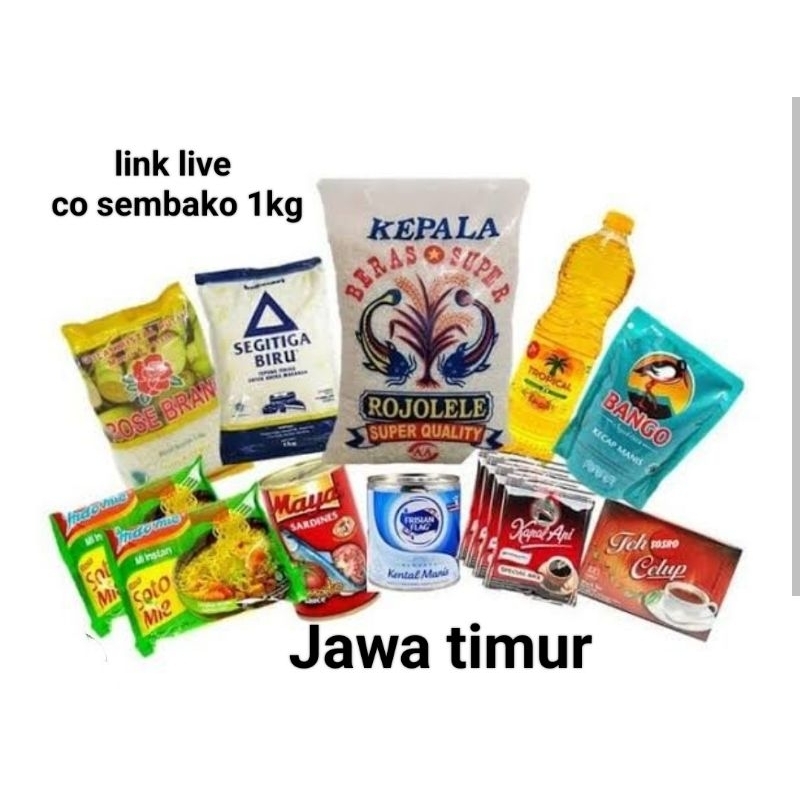 

link live sembako 1kg