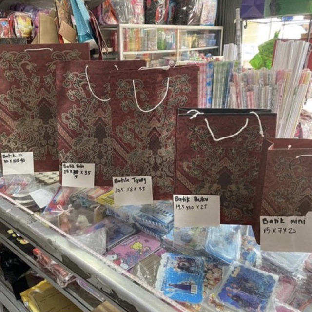 

paper bag batik kraft