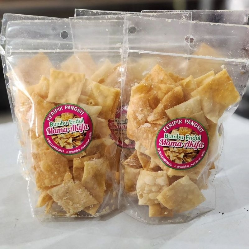 

Keripik pangsit bumbu endull
