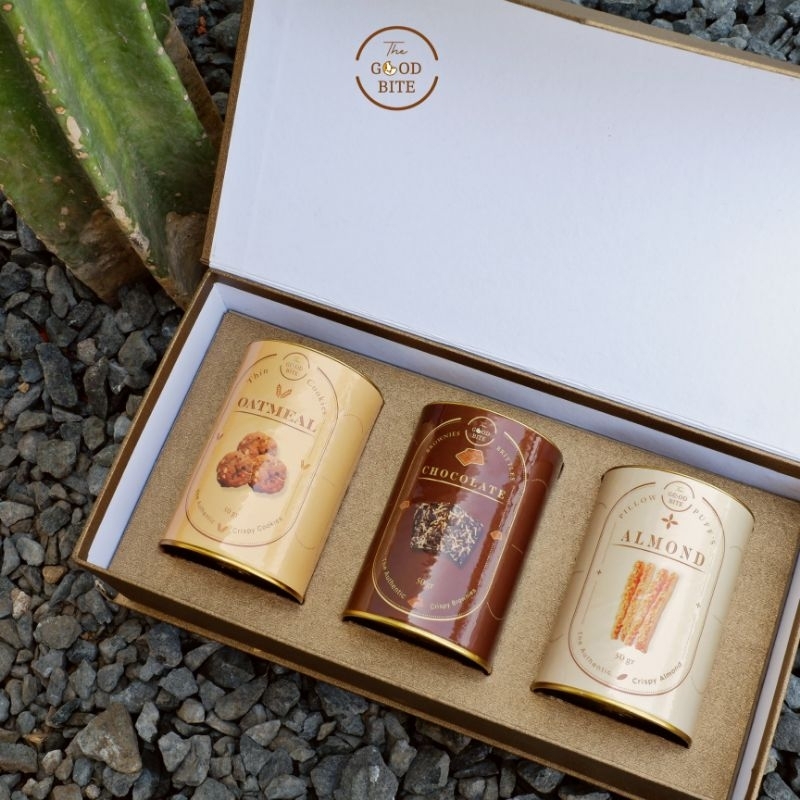 

THE GOOD BITE - Hampers Gift Set Cookies Parsel Kue Kering 3 Rasa