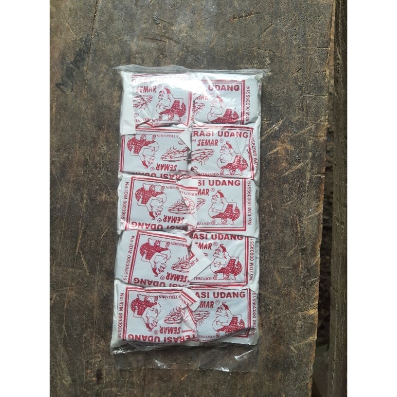

Terasi semar Lampung 1 lempeng (10 pcs)/terasi udang semar