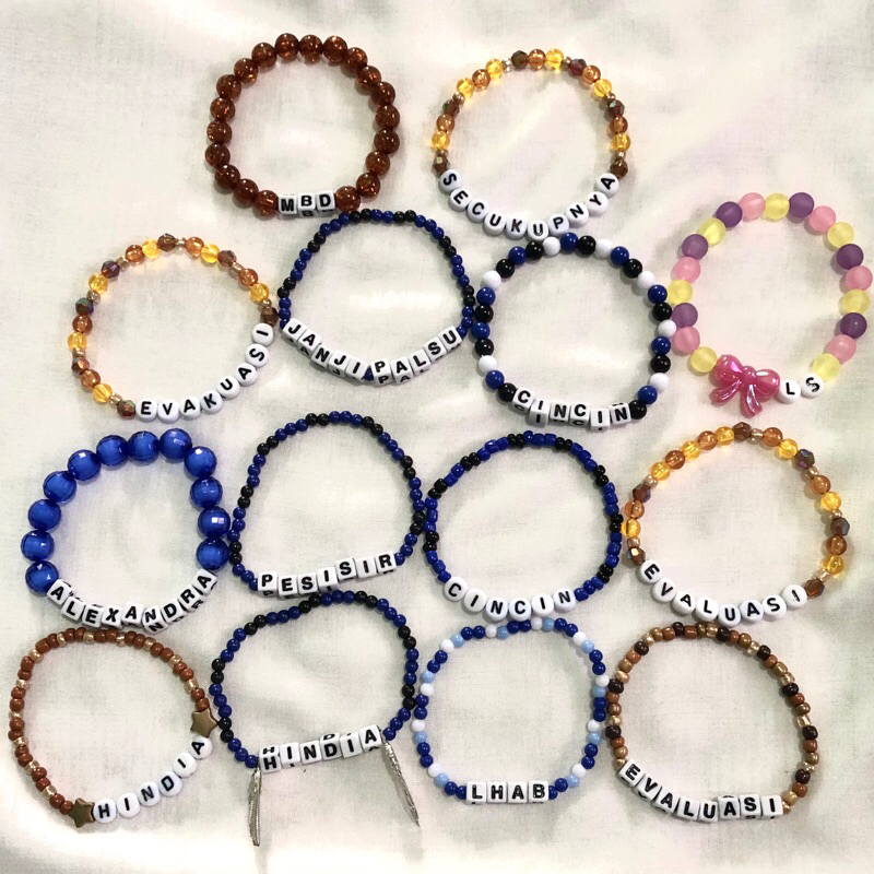 Gelang Manik Hindia Feast Lomba Sihir | Beads Bracelets Band Hindia Feast Lomba Sihir