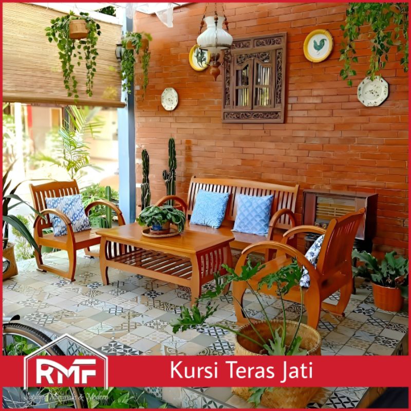 Kursi Teras Minimalis Kayu Jati Jepara